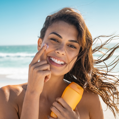 Protect your skin with sunscreen
