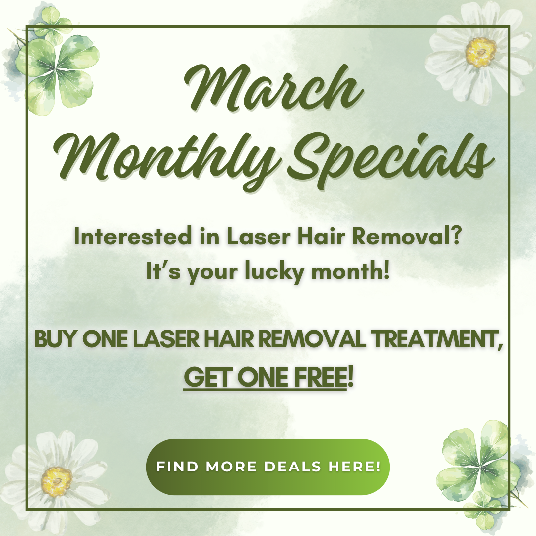 March monthly specials pop-up