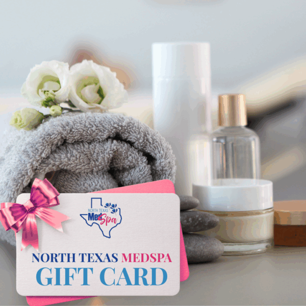 North Texas MedSpa Gift Card Product Image with MedSpa background