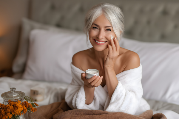 Woman with beautiful, well-cared for skin