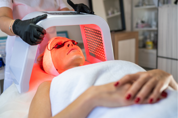Self-care for busy women includes quick and effective LED Light therapy