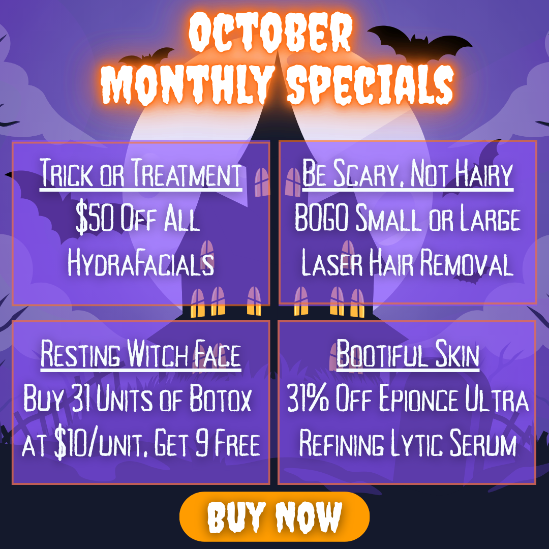 October Monthly Specials pop-up